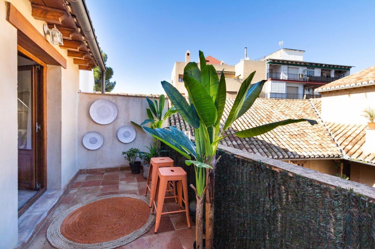 Atico Junto Al Albaicin Con Terraza Appartement Granada Buitenkant foto