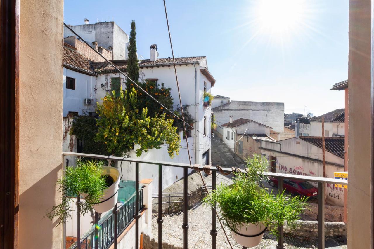 Atico Junto Al Albaicin Con Terraza Appartement Granada Buitenkant foto