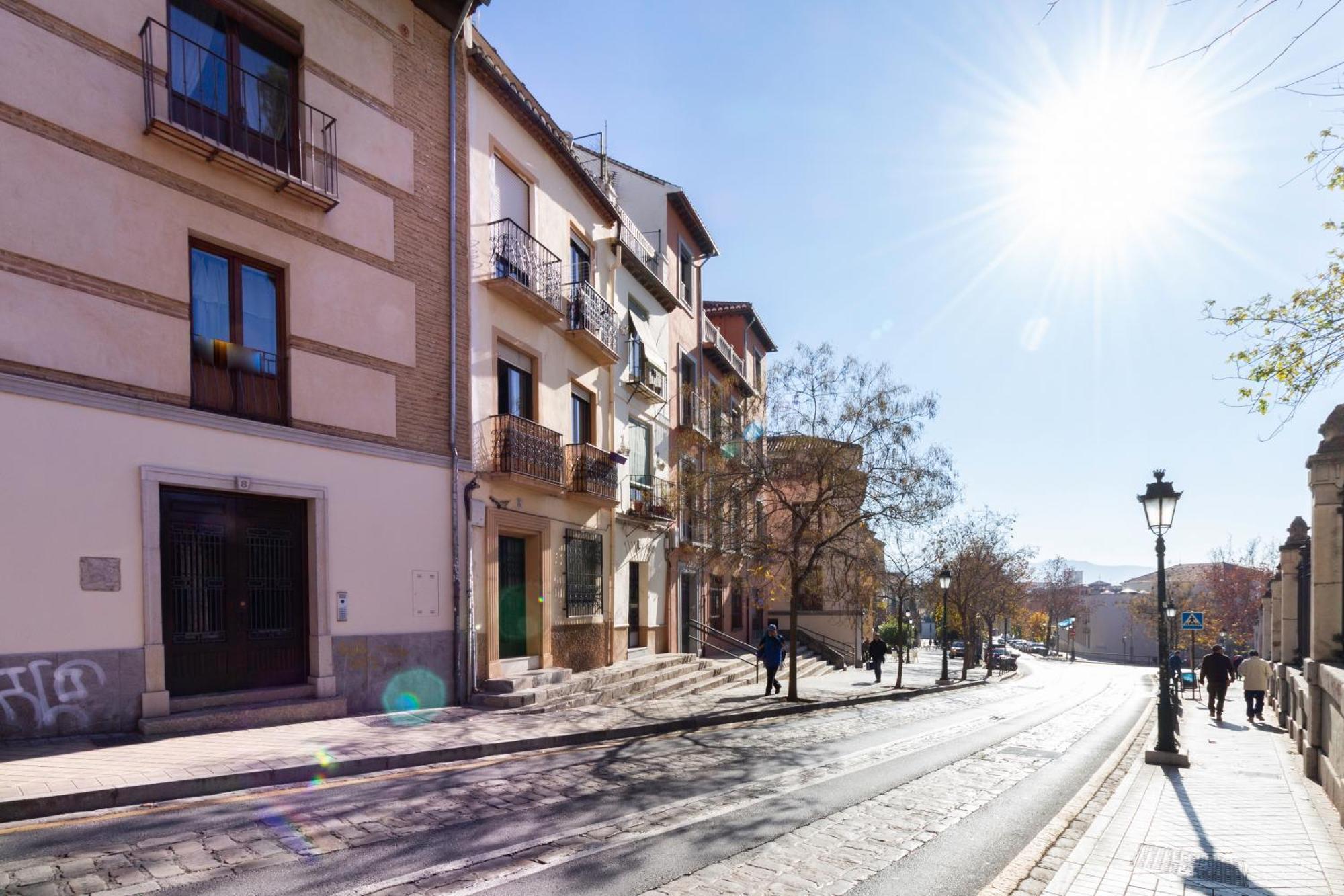 Atico Junto Al Albaicin Con Terraza Appartement Granada Buitenkant foto