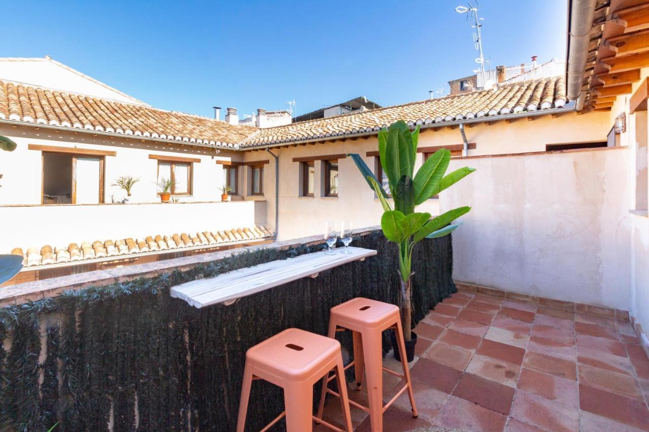 Atico Junto Al Albaicin Con Terraza Appartement Granada Buitenkant foto